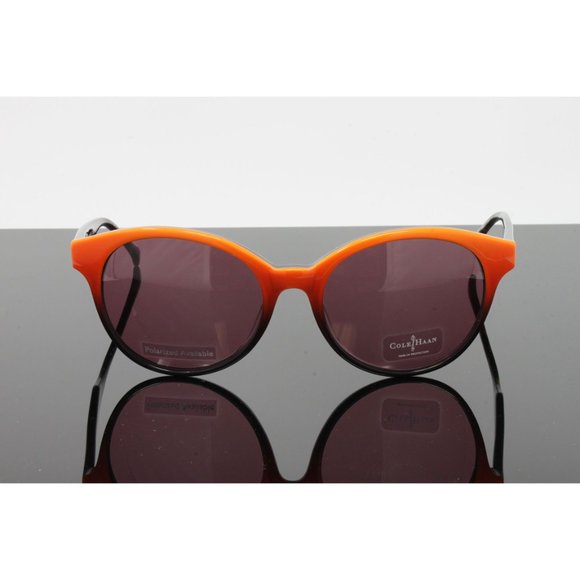 Cole Haan Sunglasses Women\'s Round CH624 ORA Orange Fade Tortoise 49mm NEW! main image 8